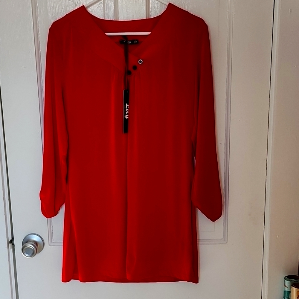 Large Lily red dress